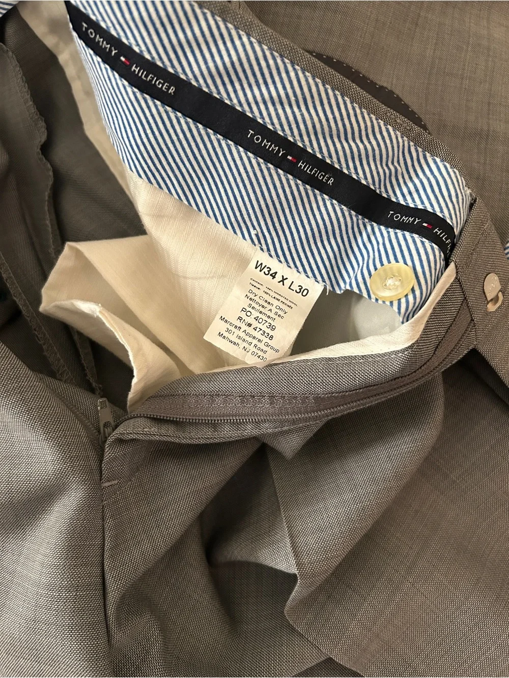 Tommy Hilfiger Gray Single-Breasted Sport Coat